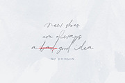 De Hudson, a Script Font by vuuuds (Thumbnail 3 of 14)