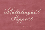 Quentine – Elegant Calligraphy Font, a Script Font by Krismagraph (Thumbnail 9 of 10)