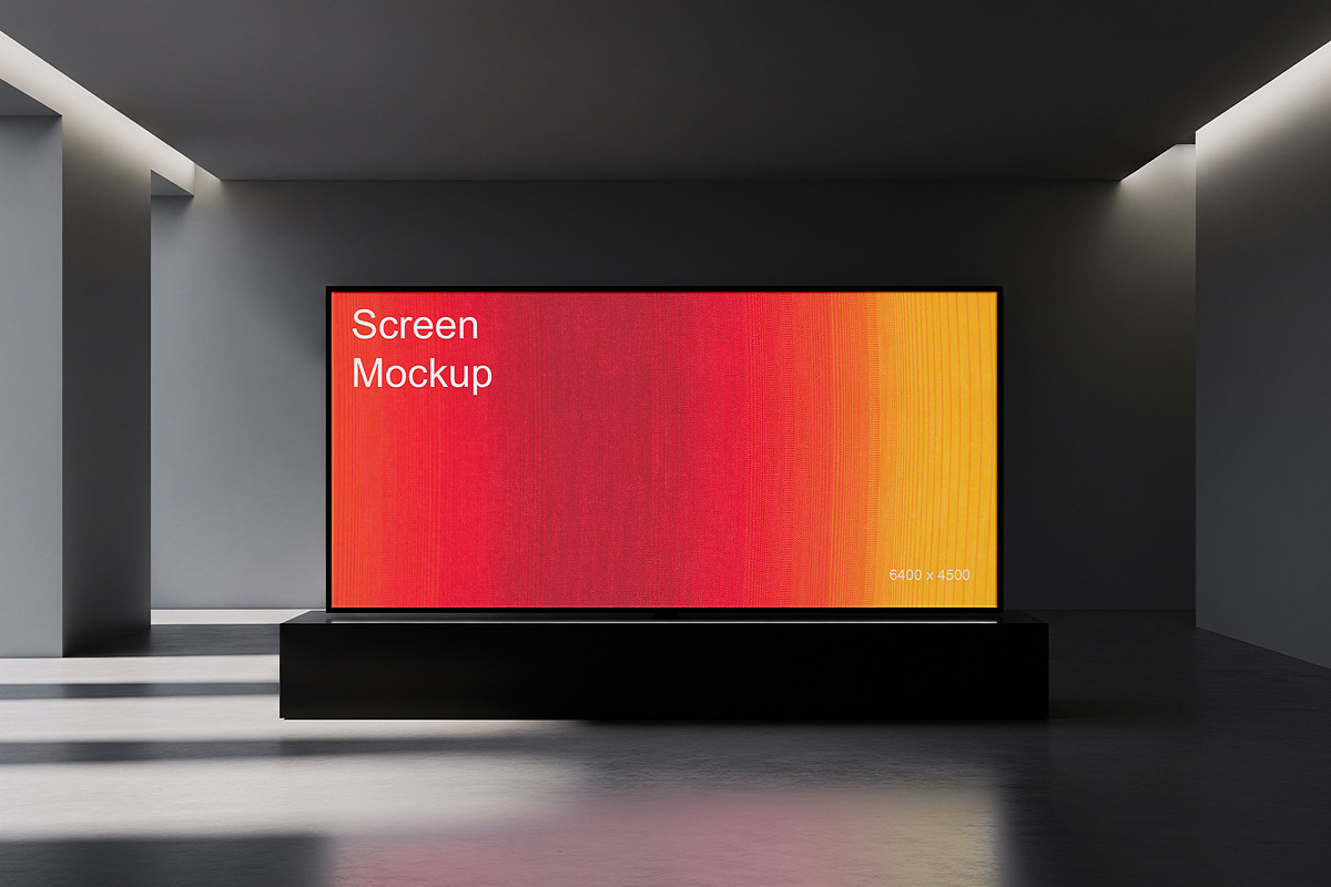 Screen Mockup, an Advertising Mockup by Aquarianz Studio (Photo 3 of 3)