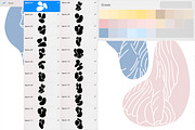 Antique stamp brushes for Procreate, a Brush Add-On by ViktoriArt (Thumbnail 5 of 10)