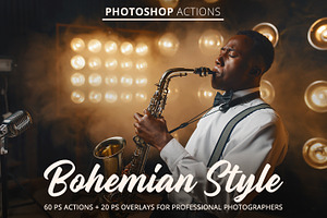 Bohemian Style Actions For Photoshop