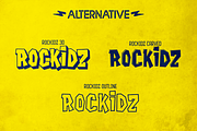 Rockidz, a Font by figuree studio (Thumbnail 4 of 8)