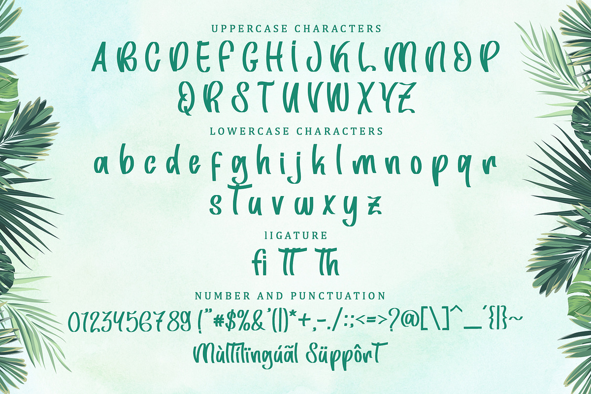 Summer Filling | Display Font, a Handwritten Font by esamaradany (Photo 6 of 7)