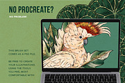 Tropical Stamp Brushes for Procreate, a Brush Add-On by Riveros Illustration (Thumbnail 14 of 14)