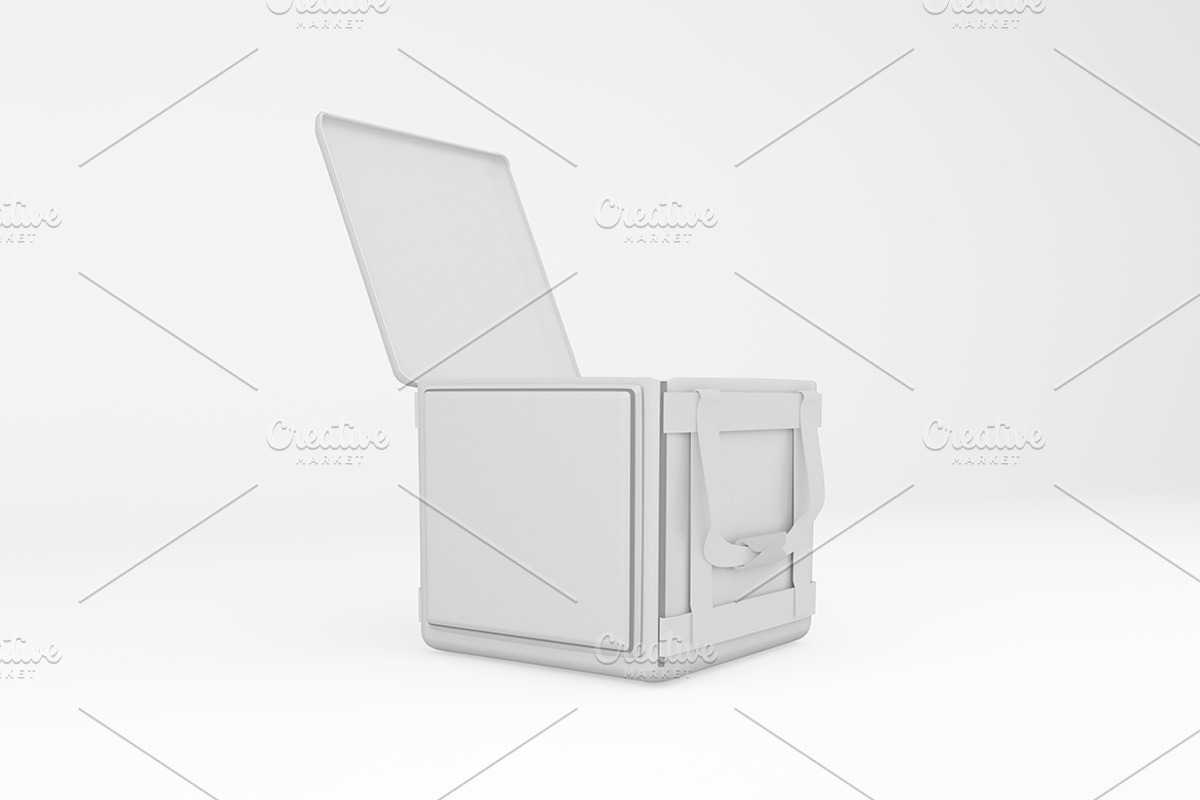 Food Delivery Bag Mockup, an Advertising Mockup by Qaleb Studio (Photo 2 of 2)