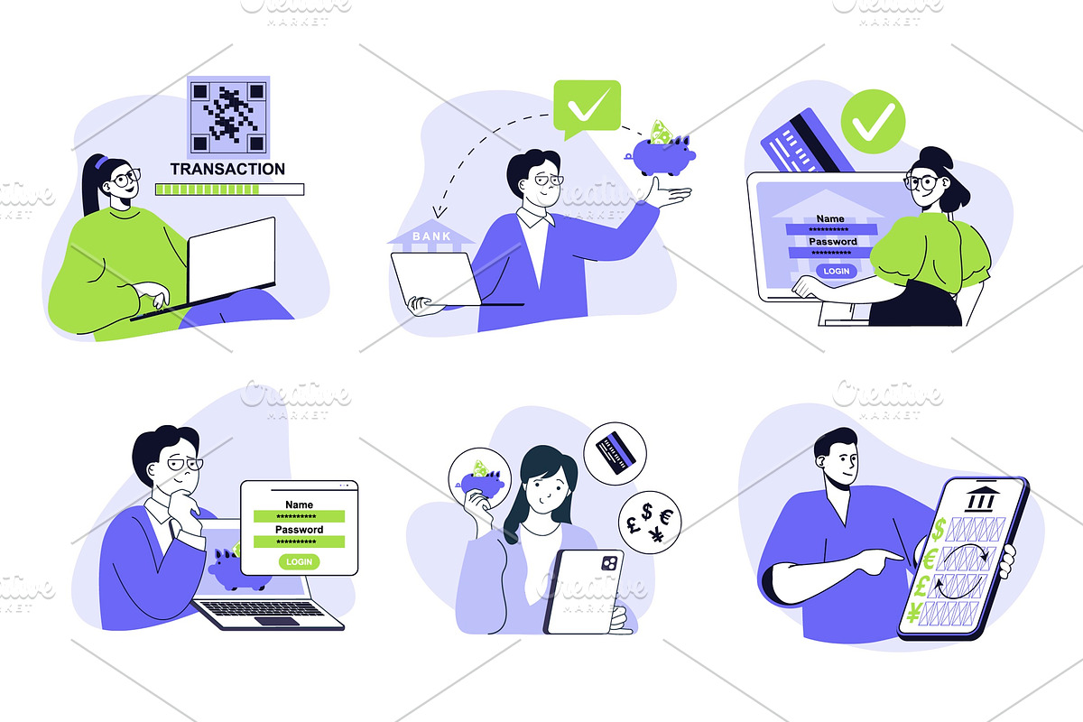 120 Flat Vector Illustrations, an Illustration by alexdndz (Photo 17 of 21)