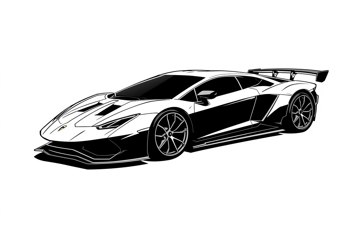 Supercar Vector Collection Bundle, an Illustration by Creativeshirt (Photo 9 of 9)