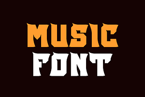 Funky Rockler - Punk & Music Font