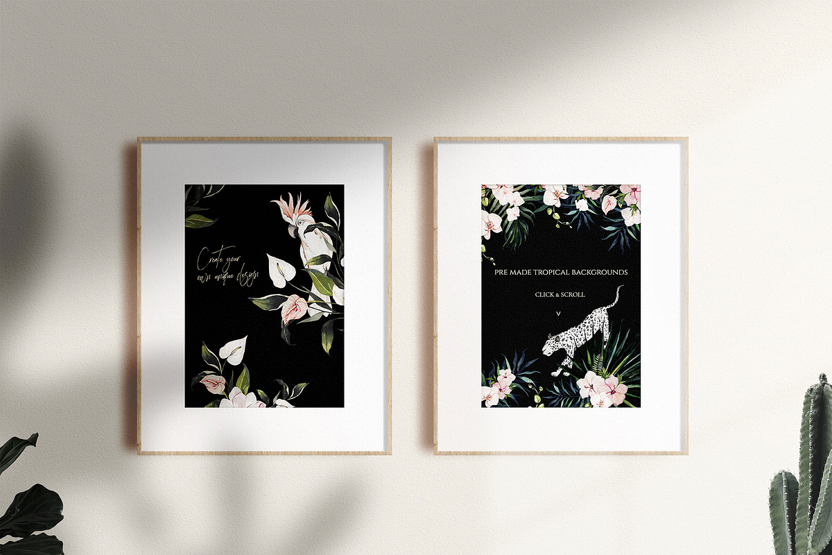 TROPICAL PARADISE-watercolor set, an Object Graphic by Natalia Tugova (Photo 16 of 17)