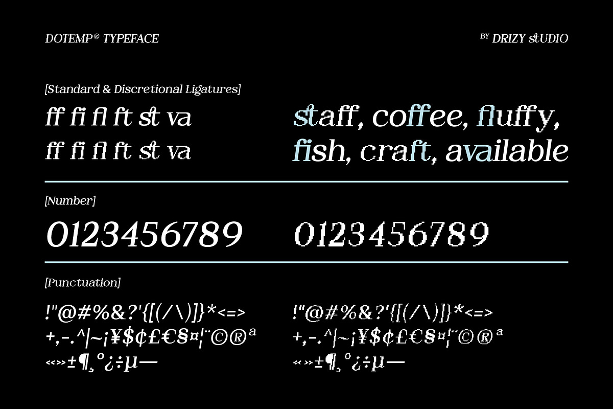Dotemp - 8Bit Pixel Slanted Font, a Serif Font by Drizy (Photo 5 of 10)