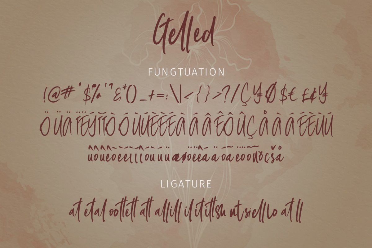 Gelled Lettering preview 7
