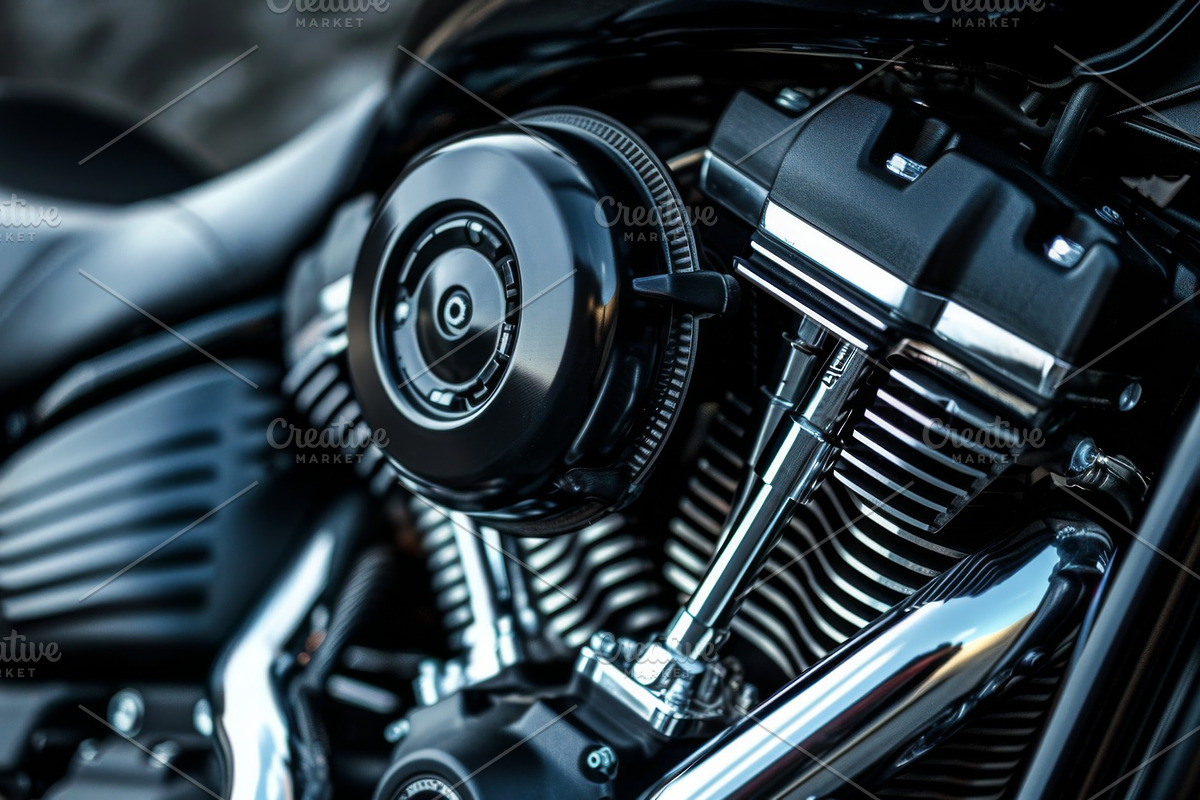 31 Motorcycle engines, a Transportation Photo by Handmadefont (Photo 22 of 33)