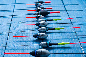 The floats are laid out in one row, a Sports & Recreation Photo by Stockphoto by vzwer
