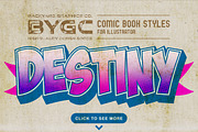SuperComic - Vector Text Effects, an Action Add-On by BackYard Graphics Co. (Thumbnail 8 of 18)
