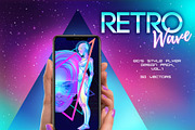 RETRO Wave. 30 design templates., a Person Illustration by Varvara Gorbash (Thumbnail 5 of 10)