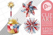 Patriotic Patchwork Sublimation, a Seasonal Illustration by Artnoy (Thumbnail 13 of 18)