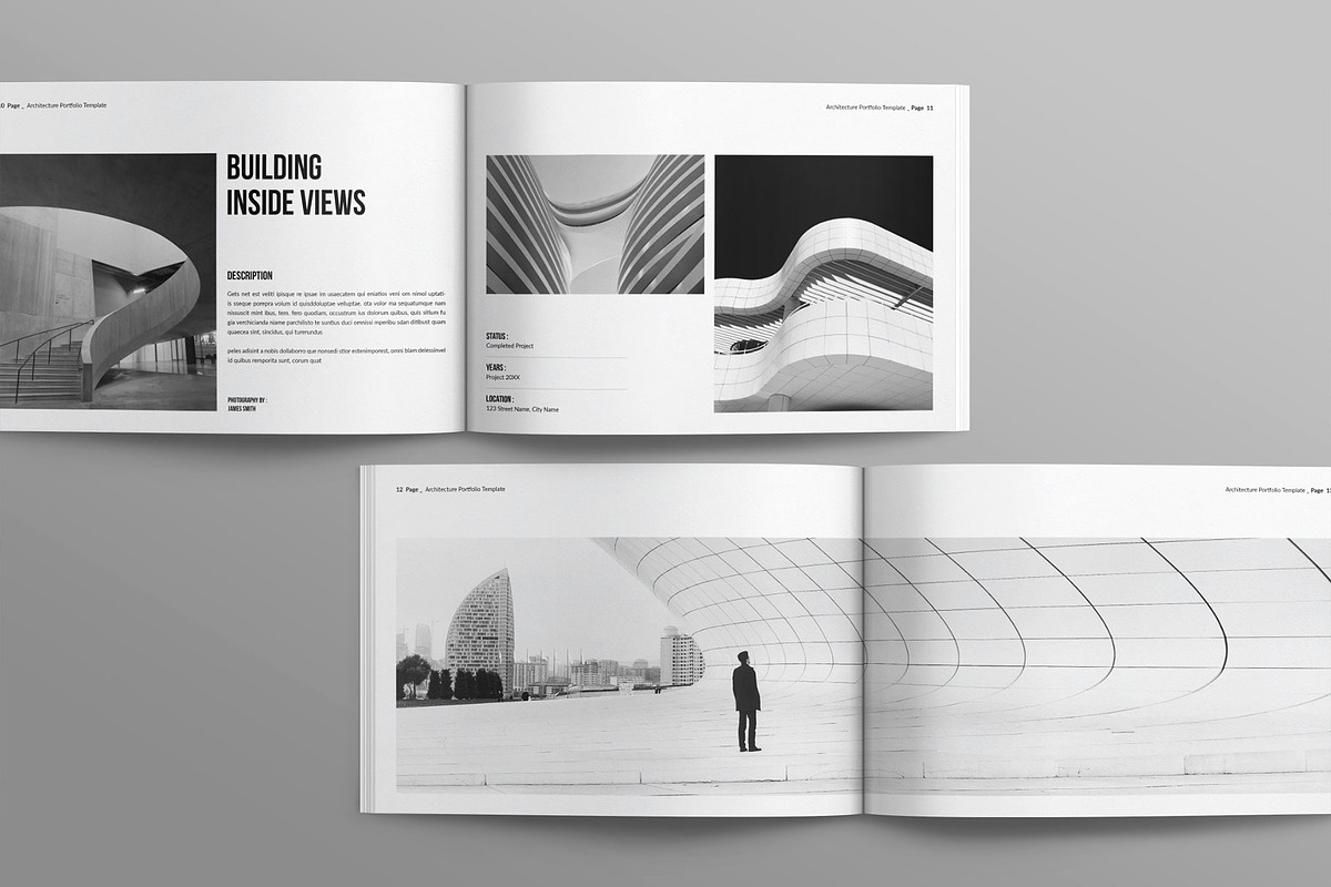 Architecture Portfolio Template Land preview 5