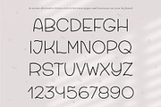 Boho Flow font and symbols, a Sans Serif Font by DearLetters (Thumbnail 5 of 11)