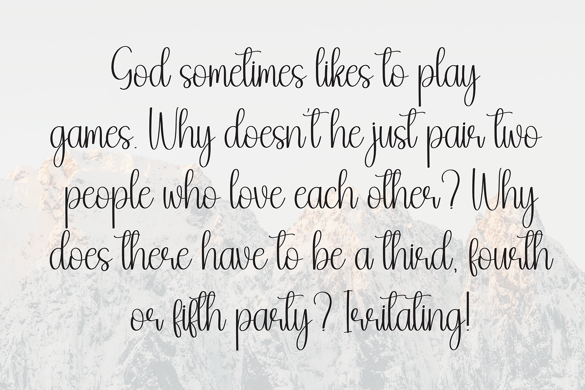 Monday | Script Font, a Handwritten Font by Scratchones (Photo 6 of 8)