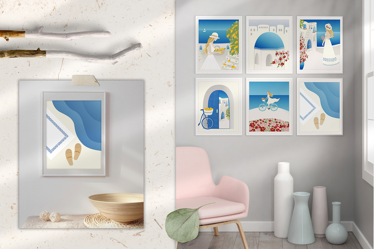 Posters Collection Vacation, a Person Illustration by WildStrawberry Magic (Photo 7 of 9)