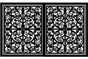 Decorative Iron Grill Scroll Panel, an Object Graphic by Creativeshirt (Thumbnail 5 of 18)
