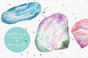 Underwater Life ClipArt Watercolor, an Animal Illustration by MaraquelaStudio (Thumbnail 6 of 6)