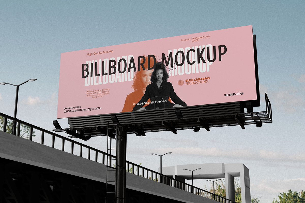 Advertising Billboard Mockup, an Advertising Mockup by Tahtagraphic (Photo 8 of 12)