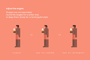 Geometric Life - Beach Activities, a Person Illustration by Léo Alexandre (Thumbnail 4 of 16)