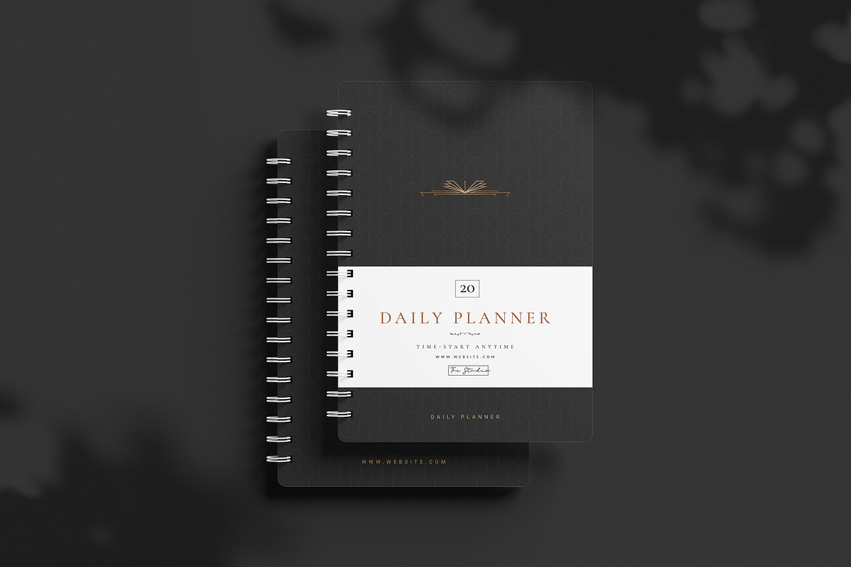 Planner & Notebook Template, a Stationery Template by DesignCrest (Photo 2 of 10)