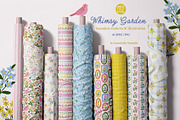 Whimsy Floral Pattern & Clipart, a Pattern Graphic by Essentially Nomadic (Thumbnail 1 of 11)