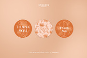 Peach Floral Wedding Templates, a Print Template by Shwet Art (Thumbnail 8 of 10)