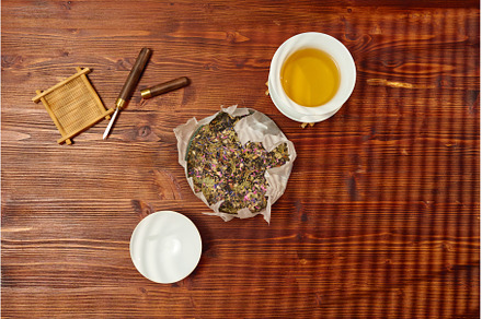 A vibrant mix of dried herbs and