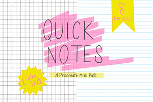 Quick Notes Mini Brush Set
