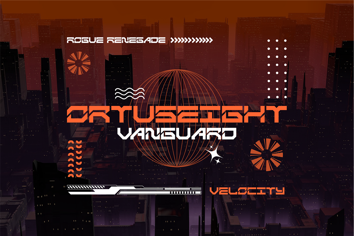 ARKCON - Futuristic Cyberpunk Font, a Font by Vroz Studio (Photo 3 of 6)