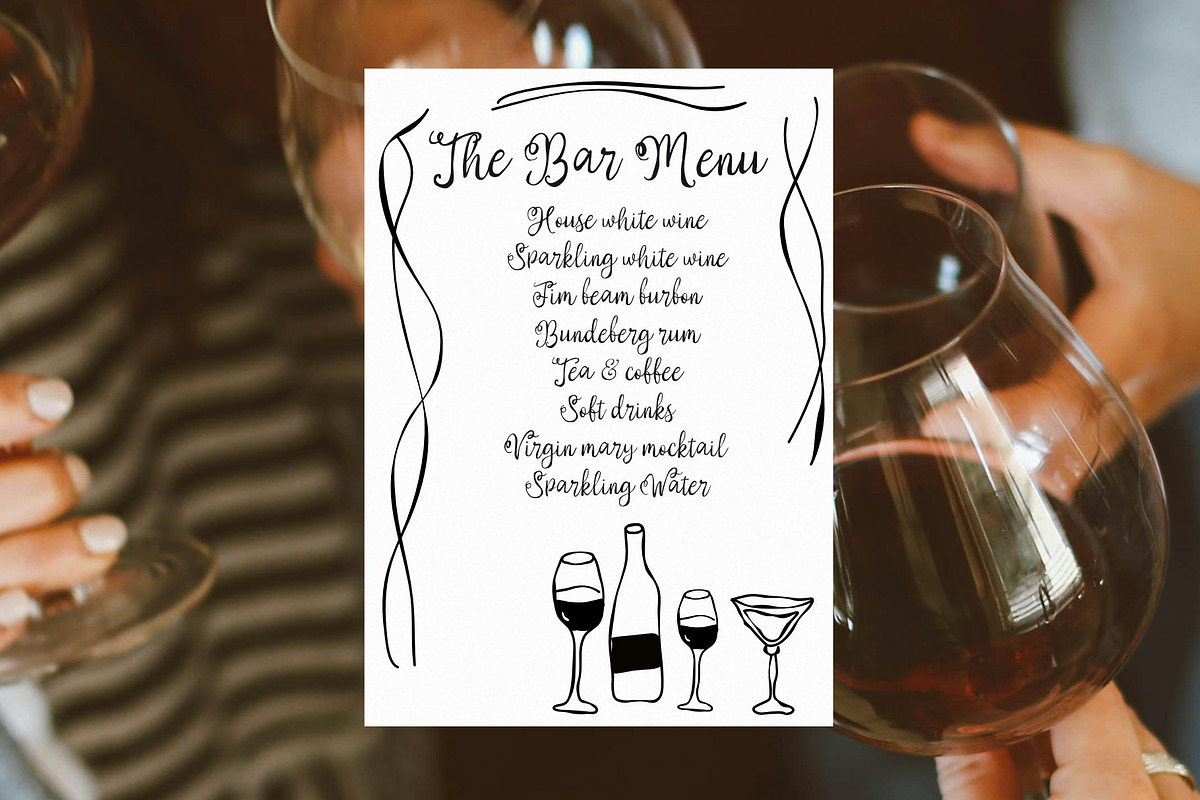 Violetta Brigida - Whimsical Font, a Script Font by Jimtype Studio (Photo 5 of 7)
