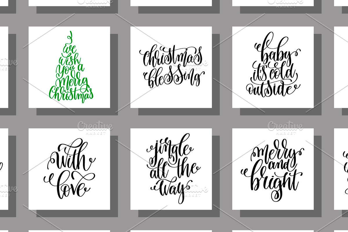 100 CHRISTMAS QUOTES, a Card Template by karakotsya (Photo 6 of 7)
