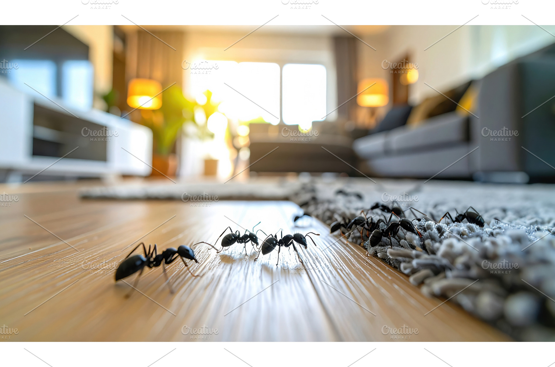 Black ants marching indoors on, an Animal Photo by Igor Tichonow