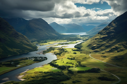 Aerial view of Glencoe Reservoir, Hi, a Photo by Iftikhar Alam