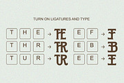 Heartfield - Vintage Condensed, a Serif Font by Qweera Studio (Thumbnail 9 of 12)