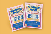 Pink Summer Music Festival Flyer, a Flyer Template by megarez (Thumbnail 3 of 3)