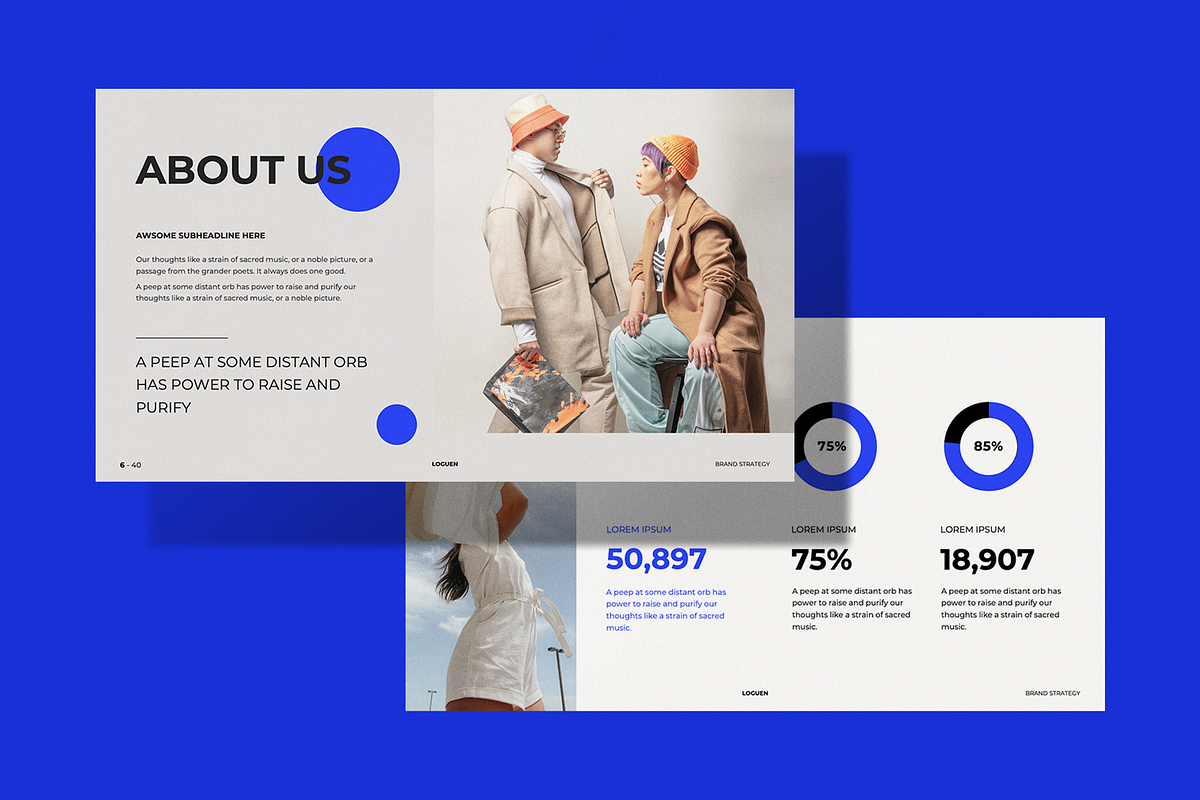 Loguen Brand Strategy - Powerpoint, a Presentation Template by Surotype (Photo 2 of 10)