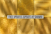 Gold Foil Textures, Gold Backgrounds, a Texture Graphic by Paper Element (Thumbnail 20 of 66)