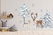 Polar Animals Clipart, an Animal Illustration by ArtGiftsStudio (Thumbnail 3 of 6)