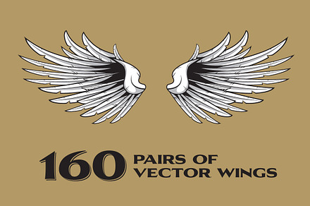 160 Pairs of Vector Wings