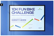 Bike Event Certificate, a Print Template by Neermana (Thumbnail 1 of 4)