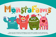 Friendly Monster - Character Font, a Font by PutraCetol Studio (Thumbnail 8 of 11)