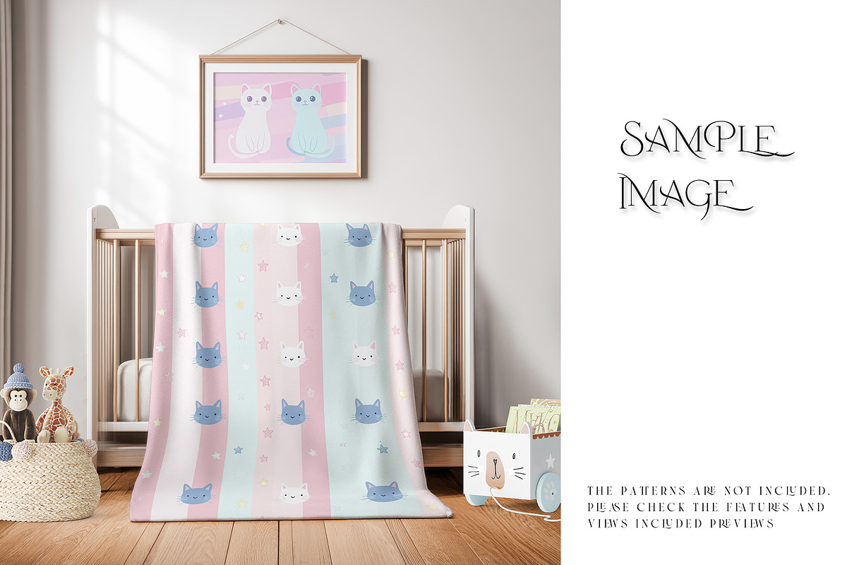 Baby Blankets PNG & PSD Mockups, a Product Mockup by mock-ups (Photo 9 of 18)