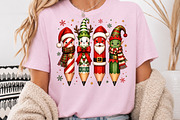 Cute Christmas Teacher Pencils PNG, a Seasonal Illustration by Rose Art (Thumbnail 3 of 4)