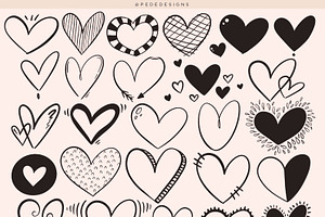 100 Heart Stamps For Procreate Heart