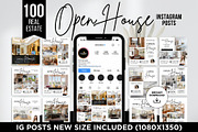 Open House Instagram Posts Canva, a Social Media Template by CreativeVinesStore (Thumbnail 2 of 12)